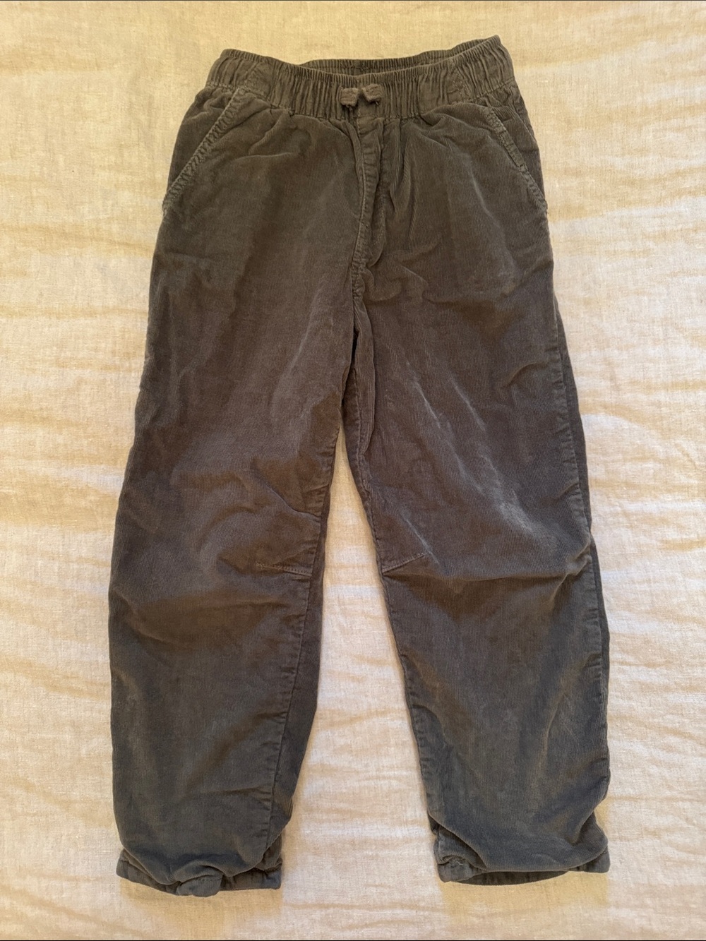 Zara Kids Corduroy Pants - Charcoal grew lined